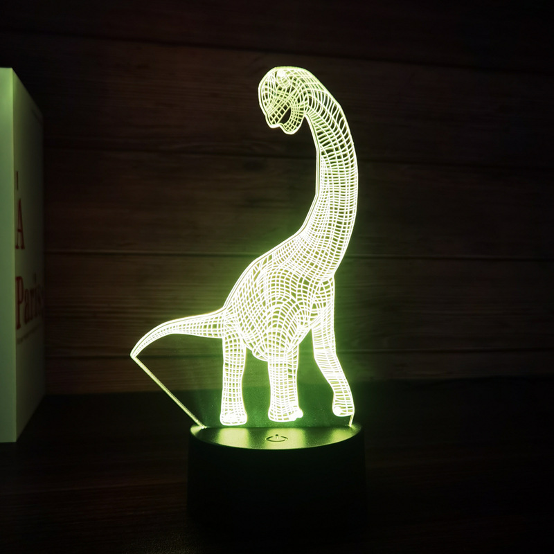 Dinosaur Toys, 3D T-Rex Night Light with Remote & Smart Touc