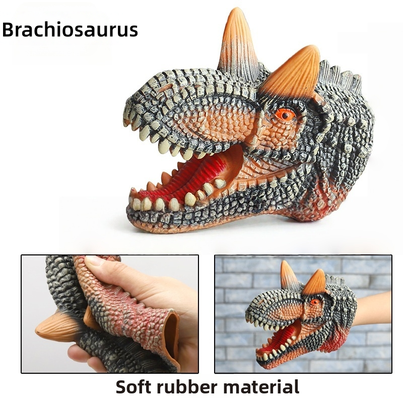 🦖Tyrannosaurus Rex Dinosaur Hand Puppet Boy Gift Role-Playing Game🎉