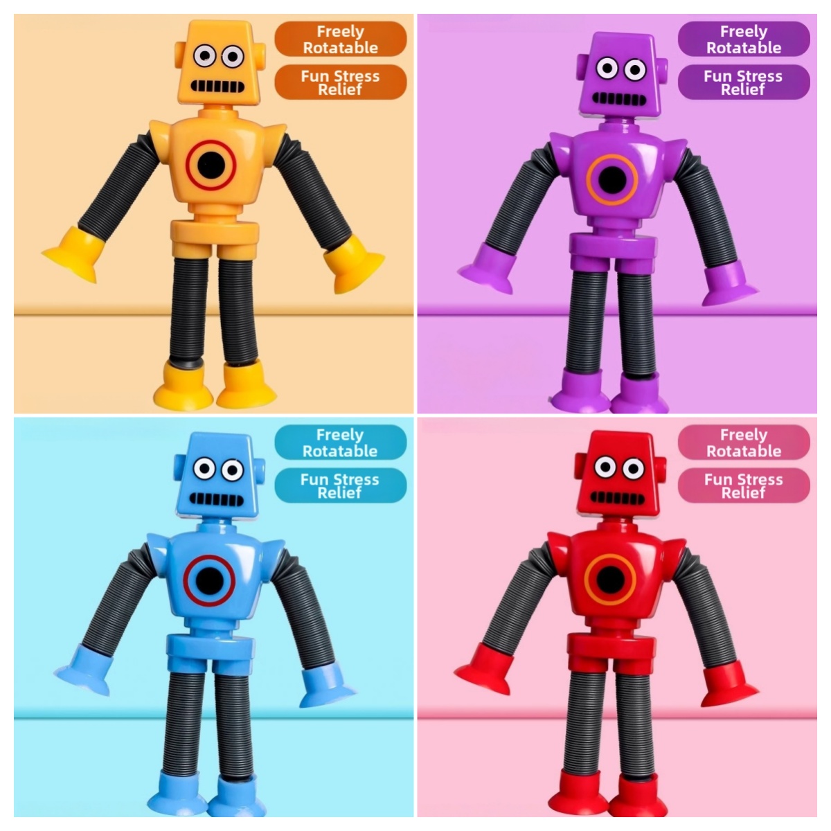 🤖 Transformable Robot Stretchy Toy