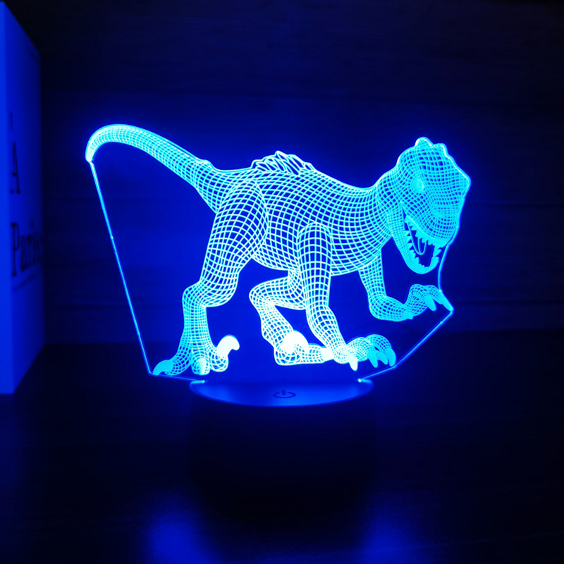 Dinosaur Toys, 3D T-Rex Night Light with Remote & Smart Touc