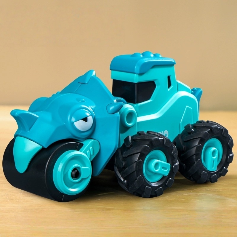 🦖 Dinosaur Construction Vehicle: Push-Along Toy