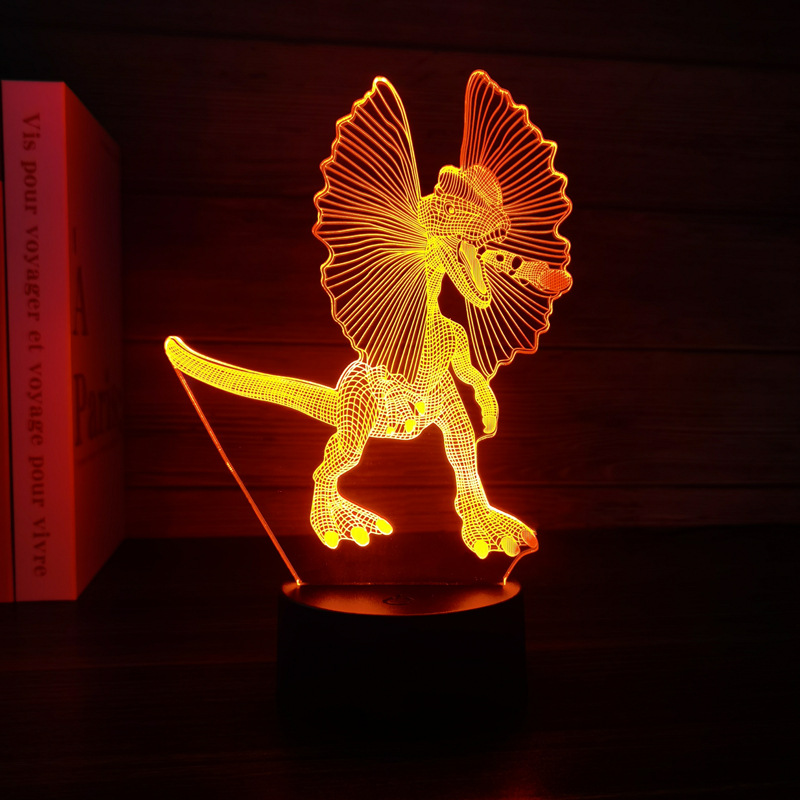 Dinosaur Toys, 3D T-Rex Night Light with Remote & Smart Touc