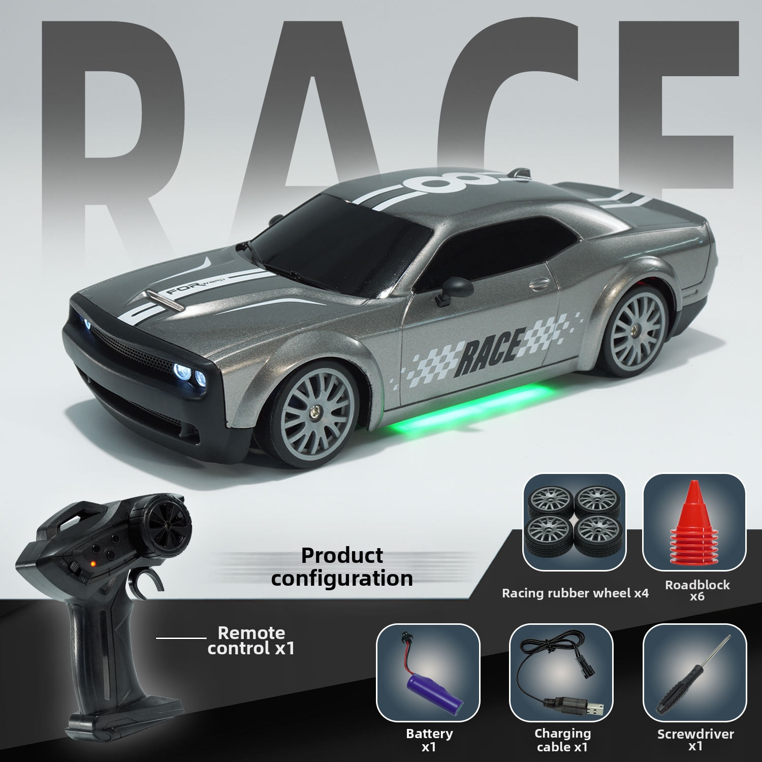 🎮Remote-Controlled Racing Car 2.4G 4WD