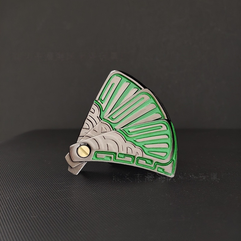 Folding Fan Magnetic Fidget Slider – Metallic Sensory EDC Stress Relief Toy