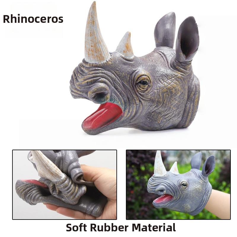 🦖Tyrannosaurus Rex Dinosaur Hand Puppet Boy Gift Role-Playing Game🎉