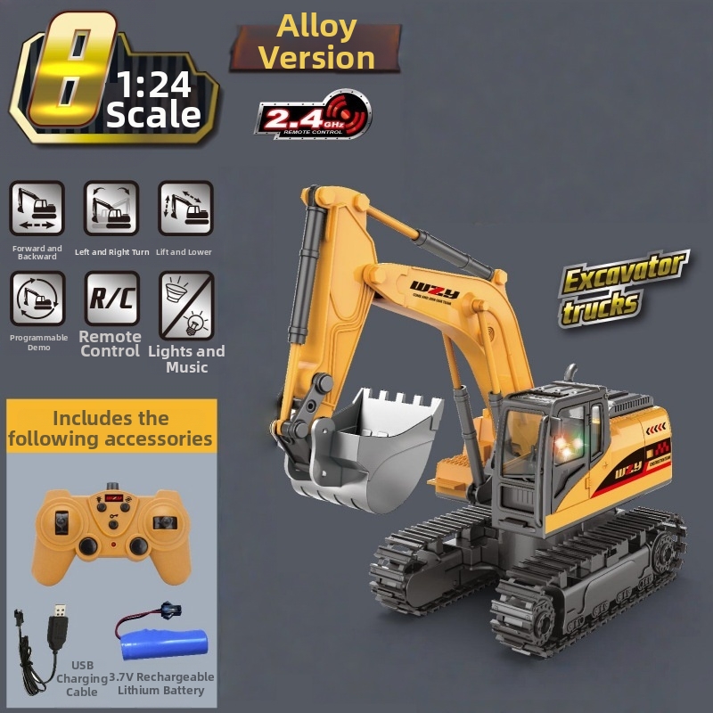 🔧✨Alloy Excavator Toy Car for Boys