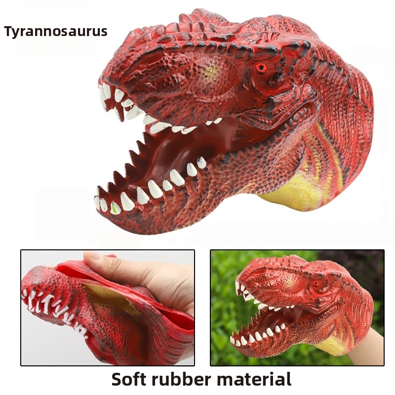 🦖Tyrannosaurus Rex Dinosaur Hand Puppet Boy Gift Role-Playing Game🎉