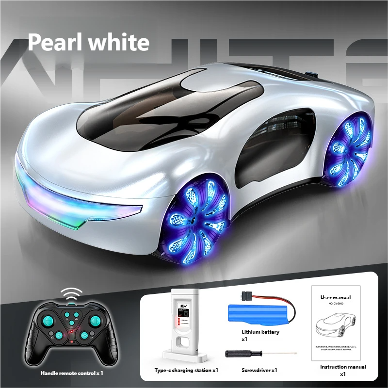 🎮Future Remote-Controlled Car with Gesture Sensing, Featuring Lights, Spray Effects, and Sound