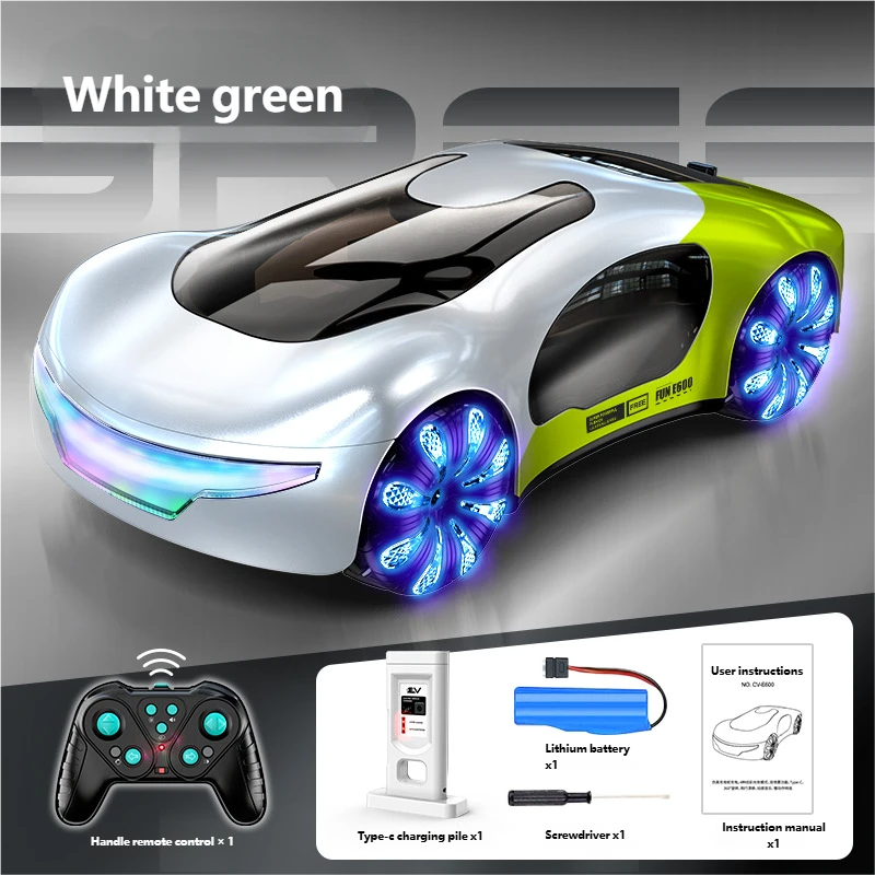 🎮Future Remote-Controlled Car with Gesture Sensing, Featuring Lights, Spray Effects, and Sound