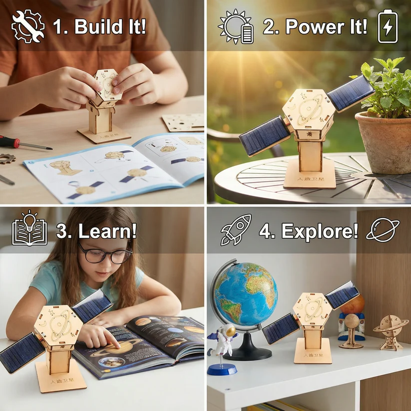 DIY Wooden Science Experiment Kit for Kids