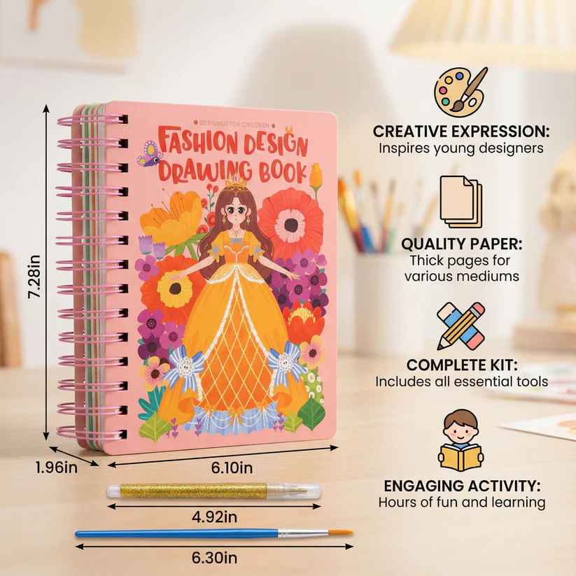 Princess Coloring and Craft Book