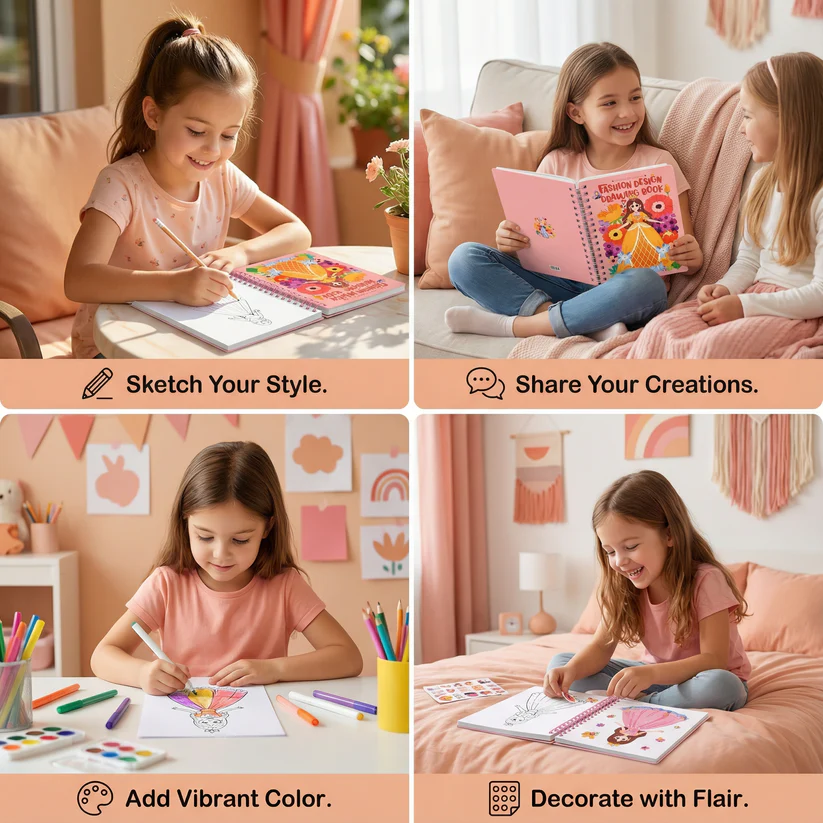 Princess Coloring and Craft Book