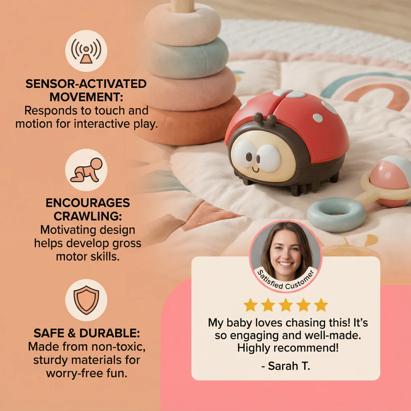 Ladybug Floating Ball — Early Childhood Educational Toy