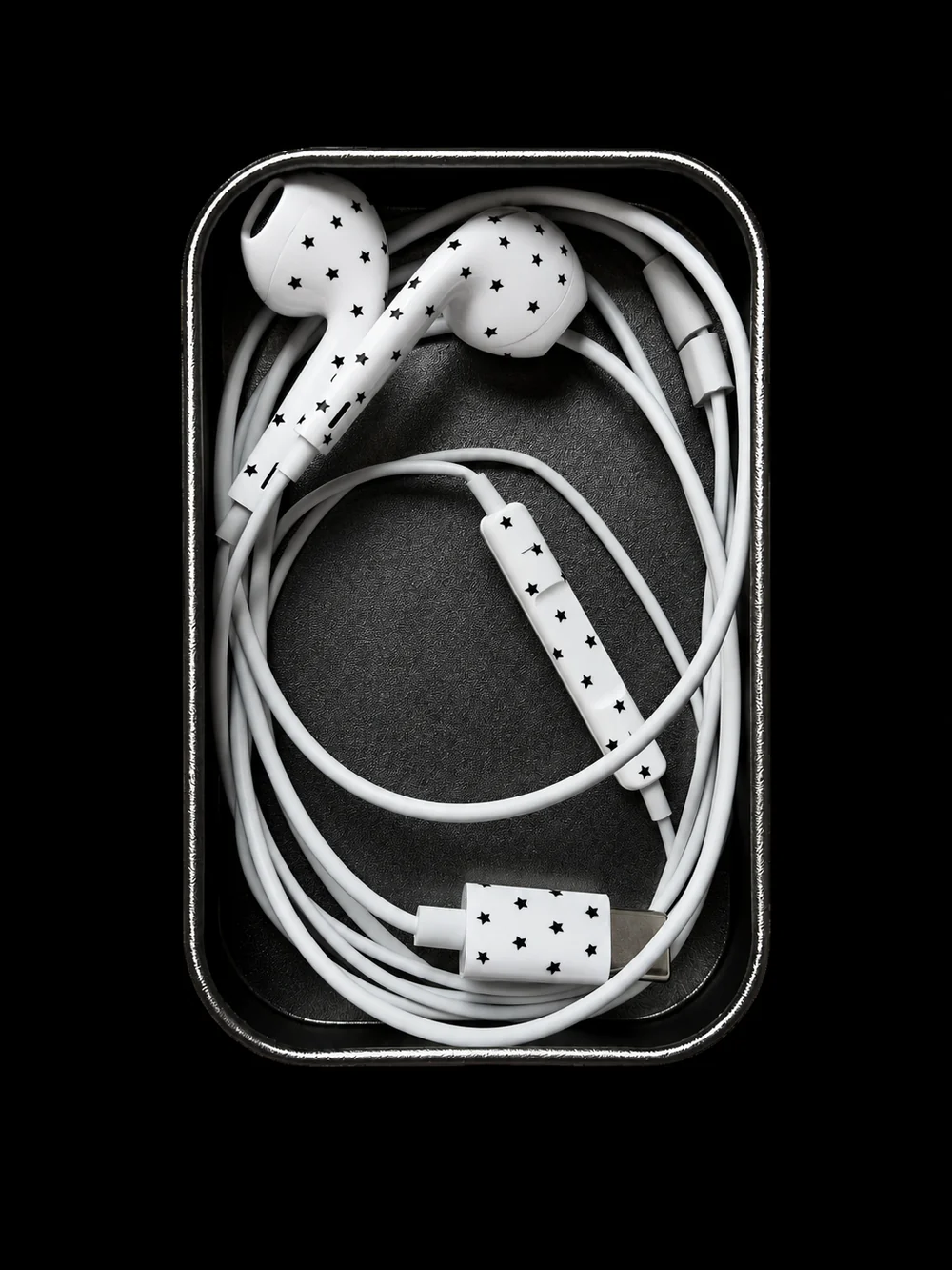 Cute Star & Polka Dot Wired Earbuds ⭐