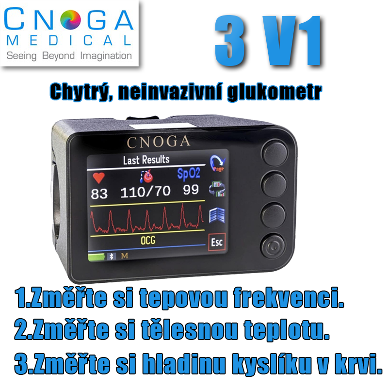 Neinvazivní multifunkční přístroj (více detekčních funkcí + laserové ošetření)