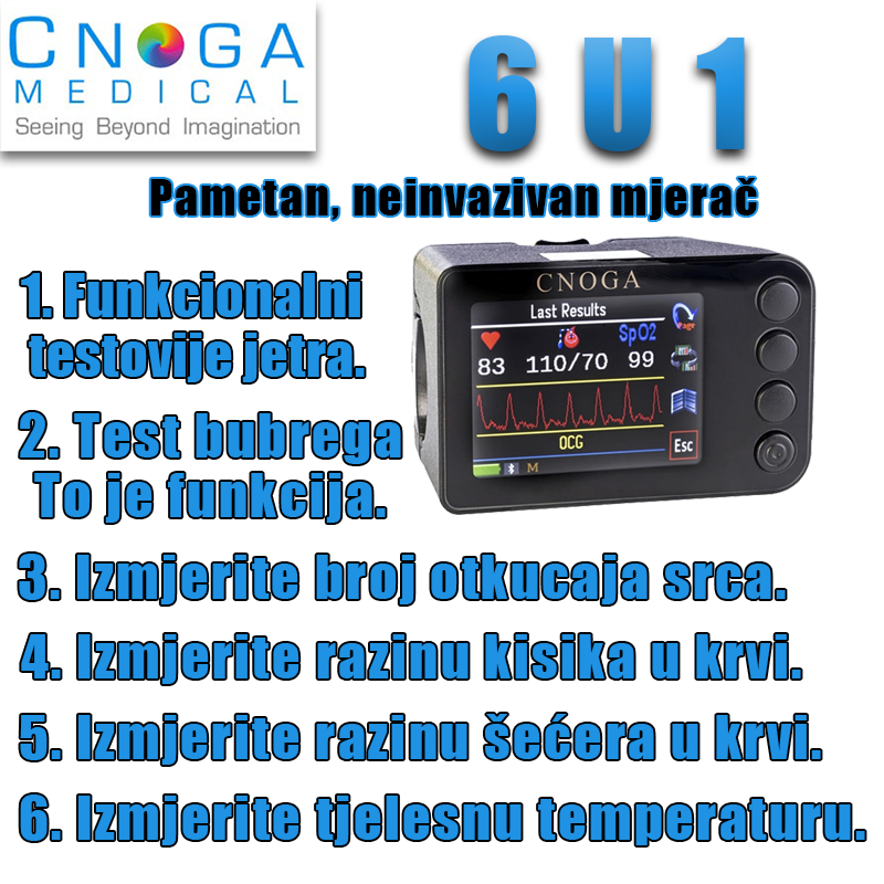 Neinvazivni višenamjenski glukometar (višestruke funkcije detekcije, lasersko liječenje)