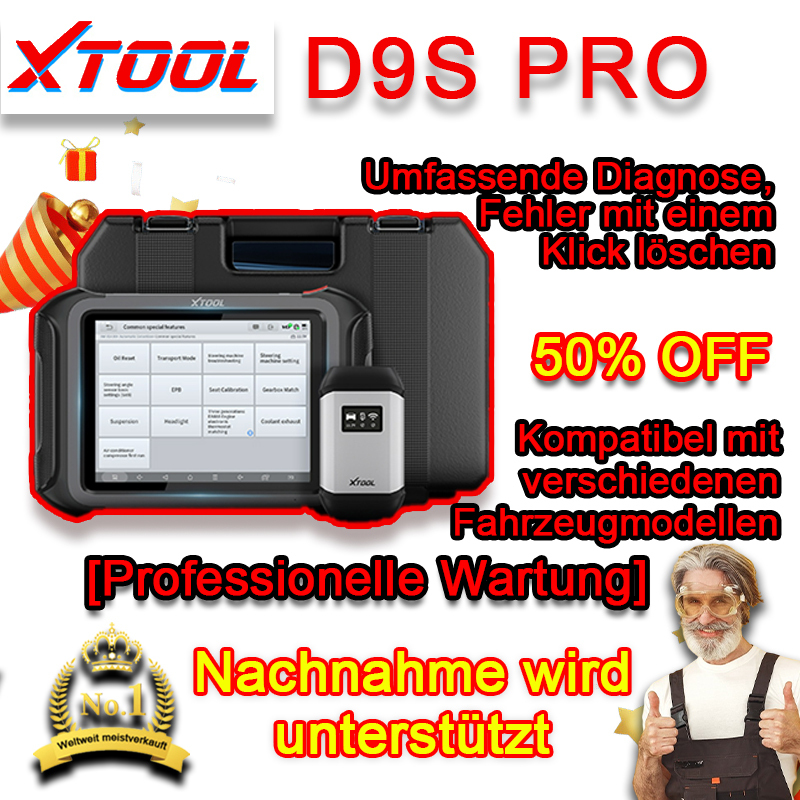 XTOOL D9S Pro Autodiagnosetool