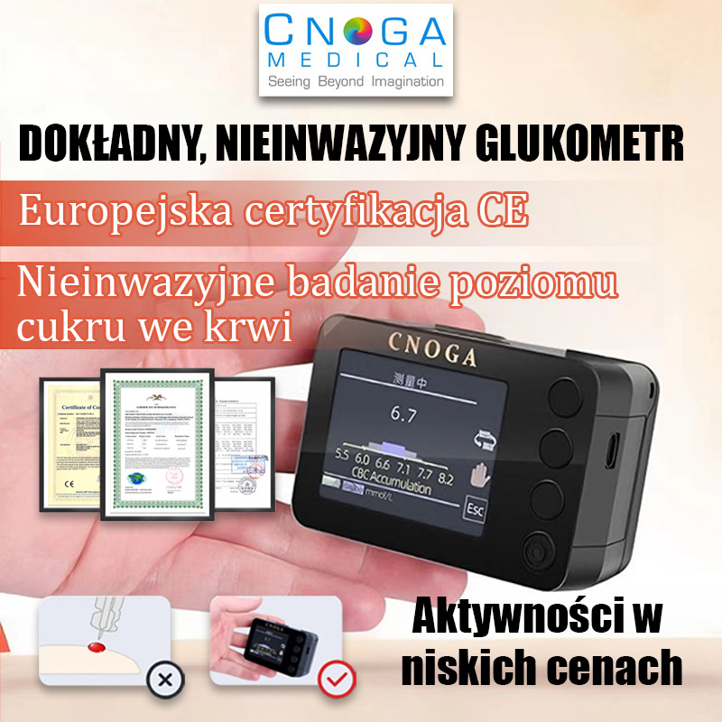 Nieinwazyjny wielofunkcyjny glukometr (wiele funkcji detekcji + zabieg laserowy)
