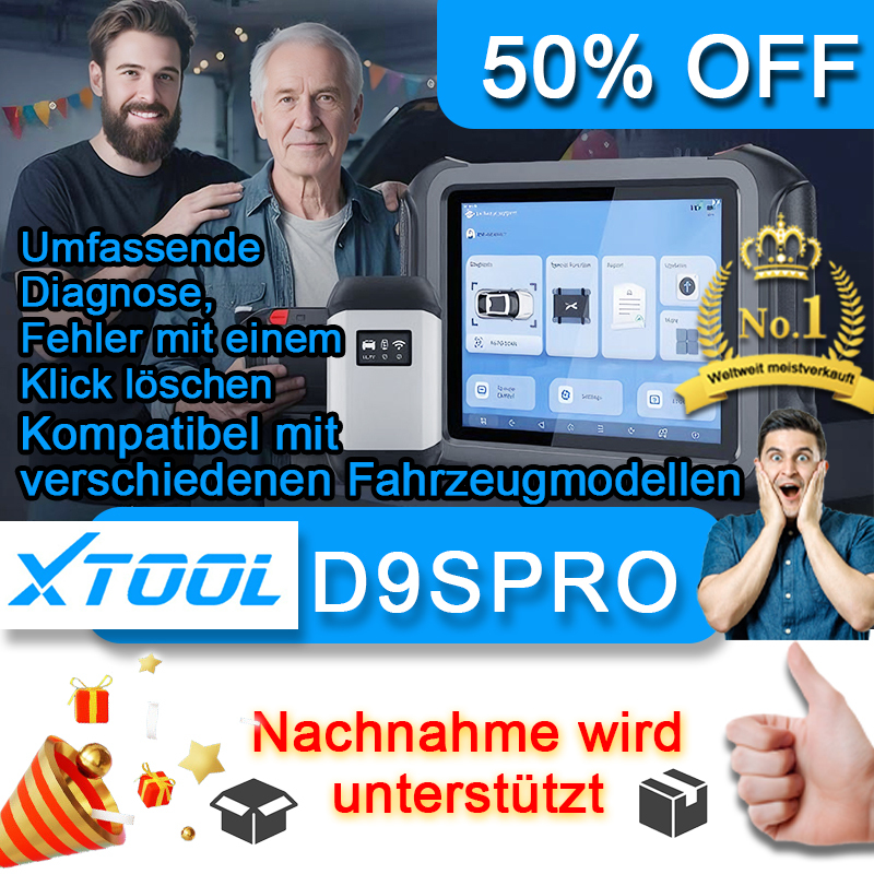 XTOOL D9S Pro Autodiagnosetool