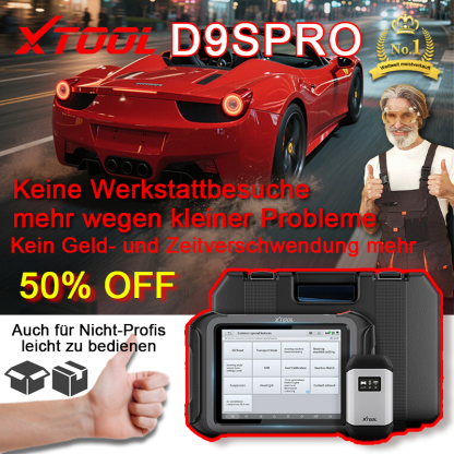 XTOOL D9S Pro Autodiagnosetool