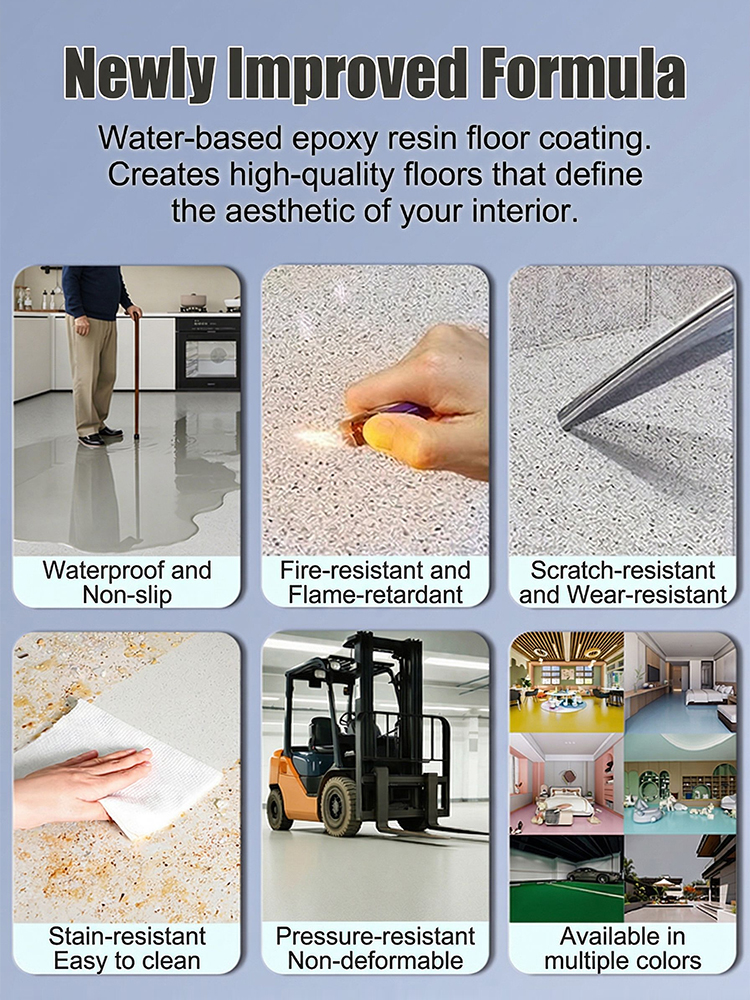 General purpose epoxy floor coating [eco-friendly and odorless]
