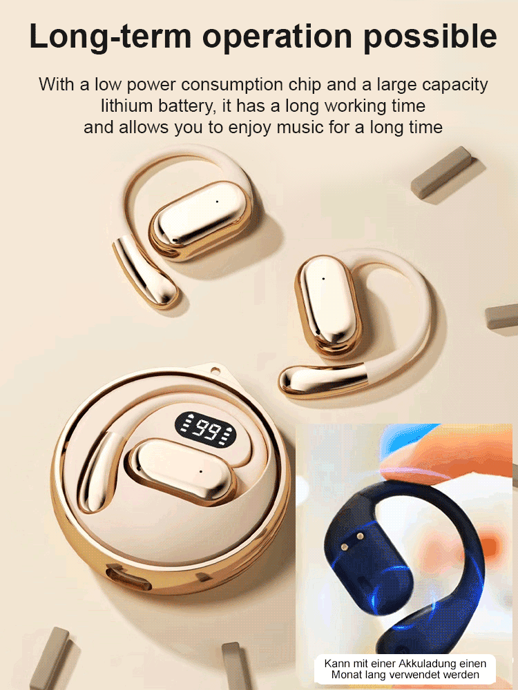 [Translate 144 languages] High-speed Bluetooth smart translation headset🎧🎧