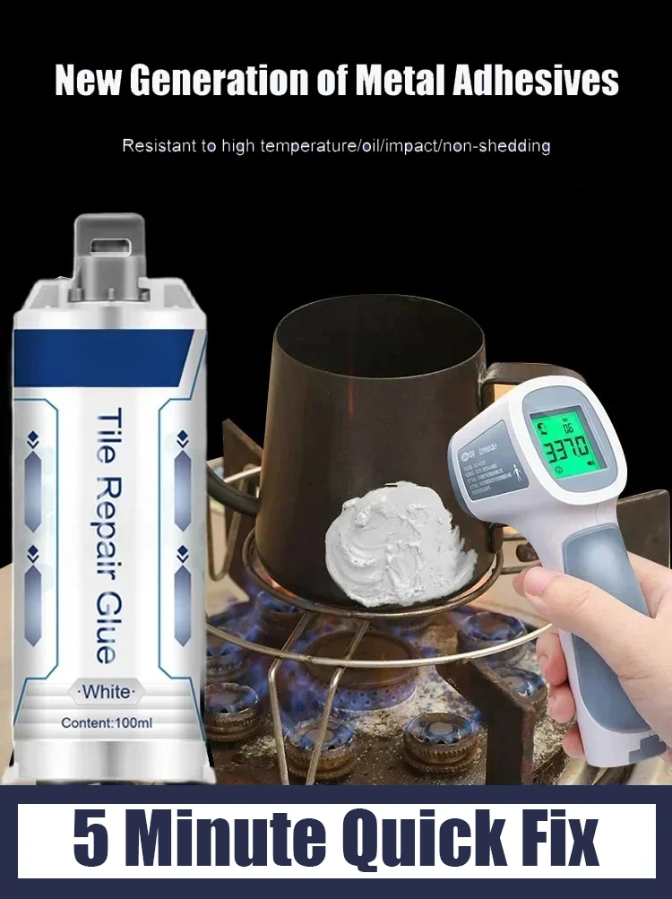 Ultra-strong metal repair adhesive – fast repair without welding