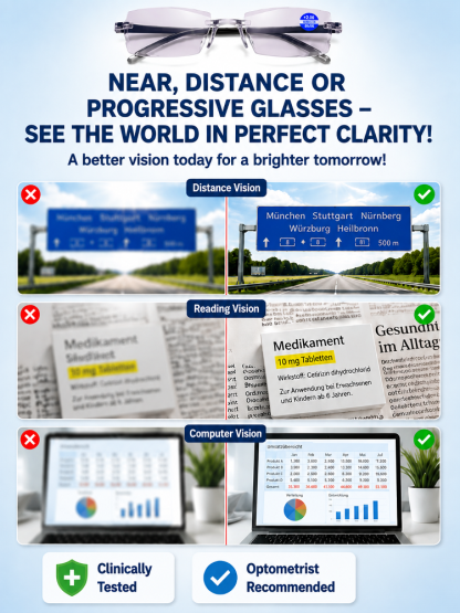 Say goodbye to looking aged! Smart High-Tech reading glasses—instantly elevate your look with a touch of sophistication.