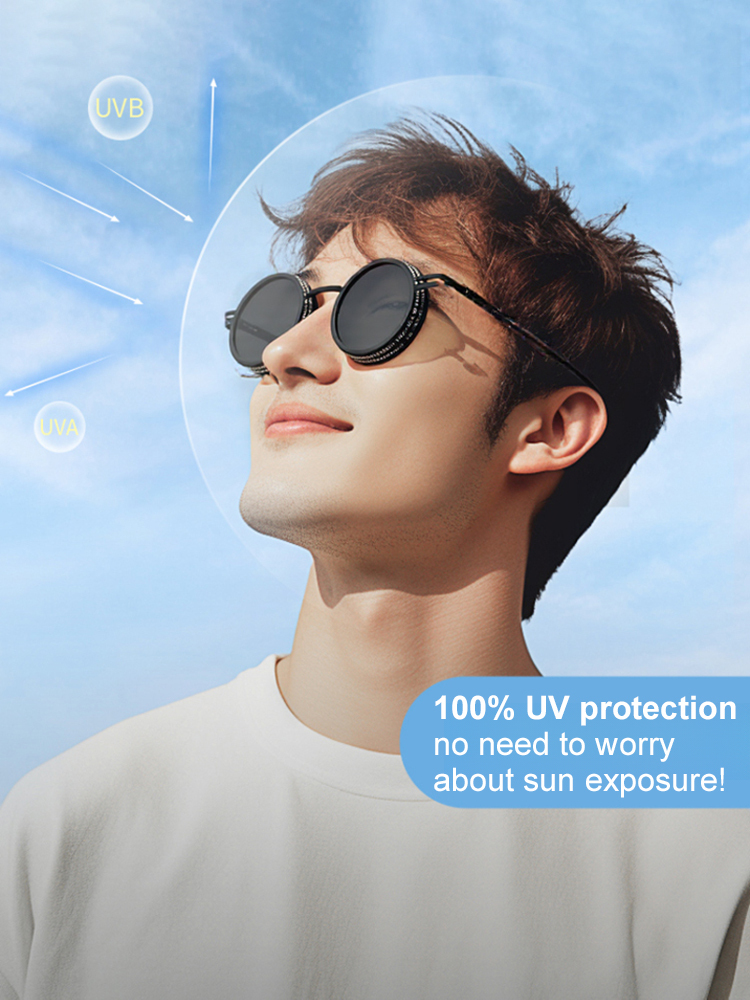 UV-proof sunglasses. 7-layer sun protection technology, 3 times stronger than ordinary sunglasses