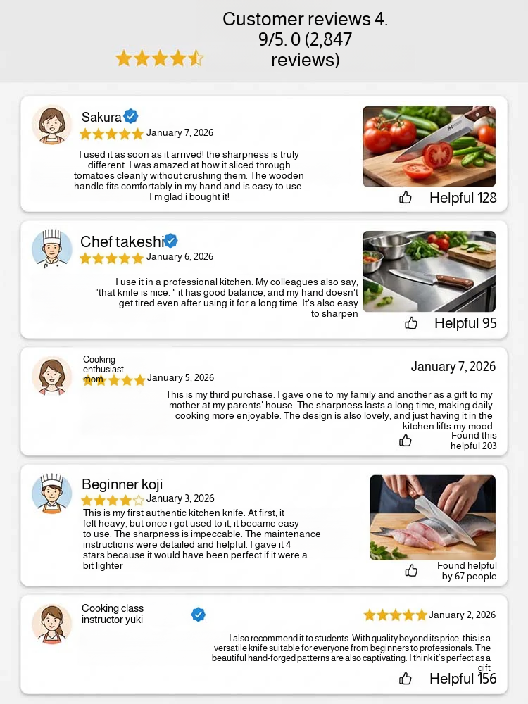 【Gifu Seki City's century-old knife workshop】Handcrafted cultural knives *2026 New Year limited-time 50% off promotion!*