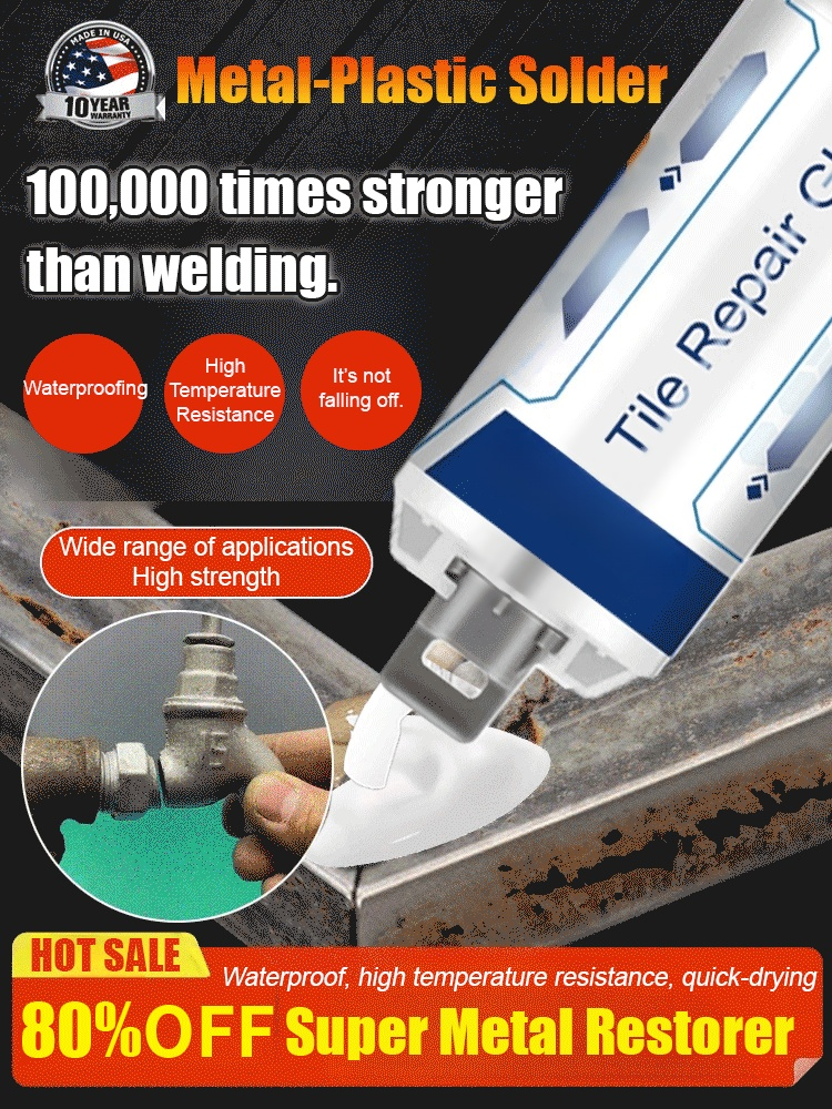 Ultra-strong metal repair adhesive – fast repair without welding