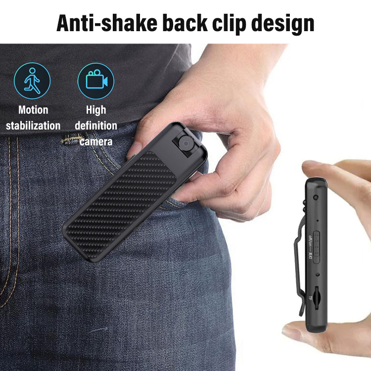 Portable audio and video recorder, 180° free rotation, infrared night vision, clearly visible in dark environments.🎥🎥