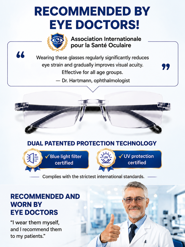 Say goodbye to looking aged! Smart High-Tech reading glasses—instantly elevate your look with a touch of sophistication.