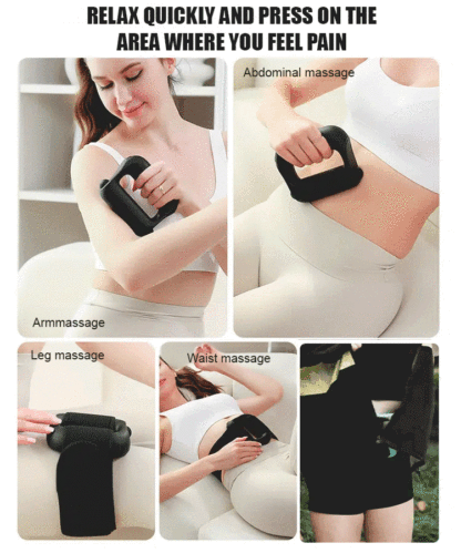 [Magic tool for slimming belly] High-frequency vibration fascia ring