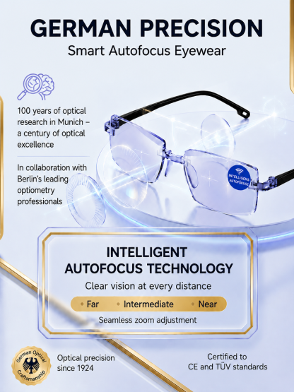 Say goodbye to looking aged! Smart High-Tech reading glasses—instantly elevate your look with a touch of sophistication.