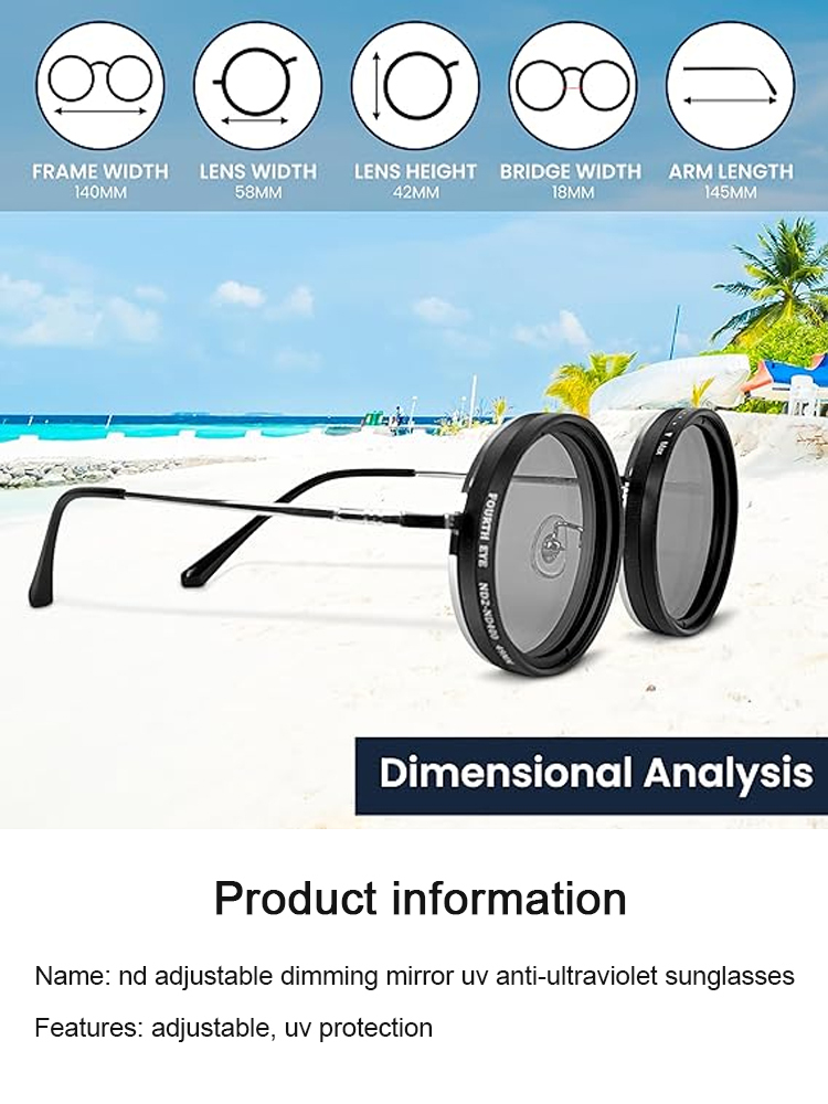 UV-proof sunglasses. 7-layer sun protection technology, 3 times stronger than ordinary sunglasses