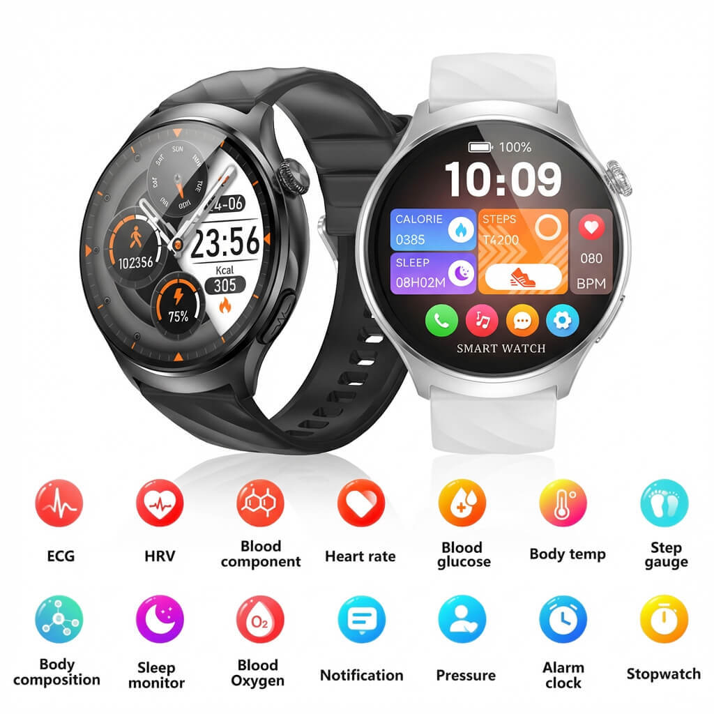 Aegis M6 Health Monitoring Smartwatch  Powered by  PPG Technology