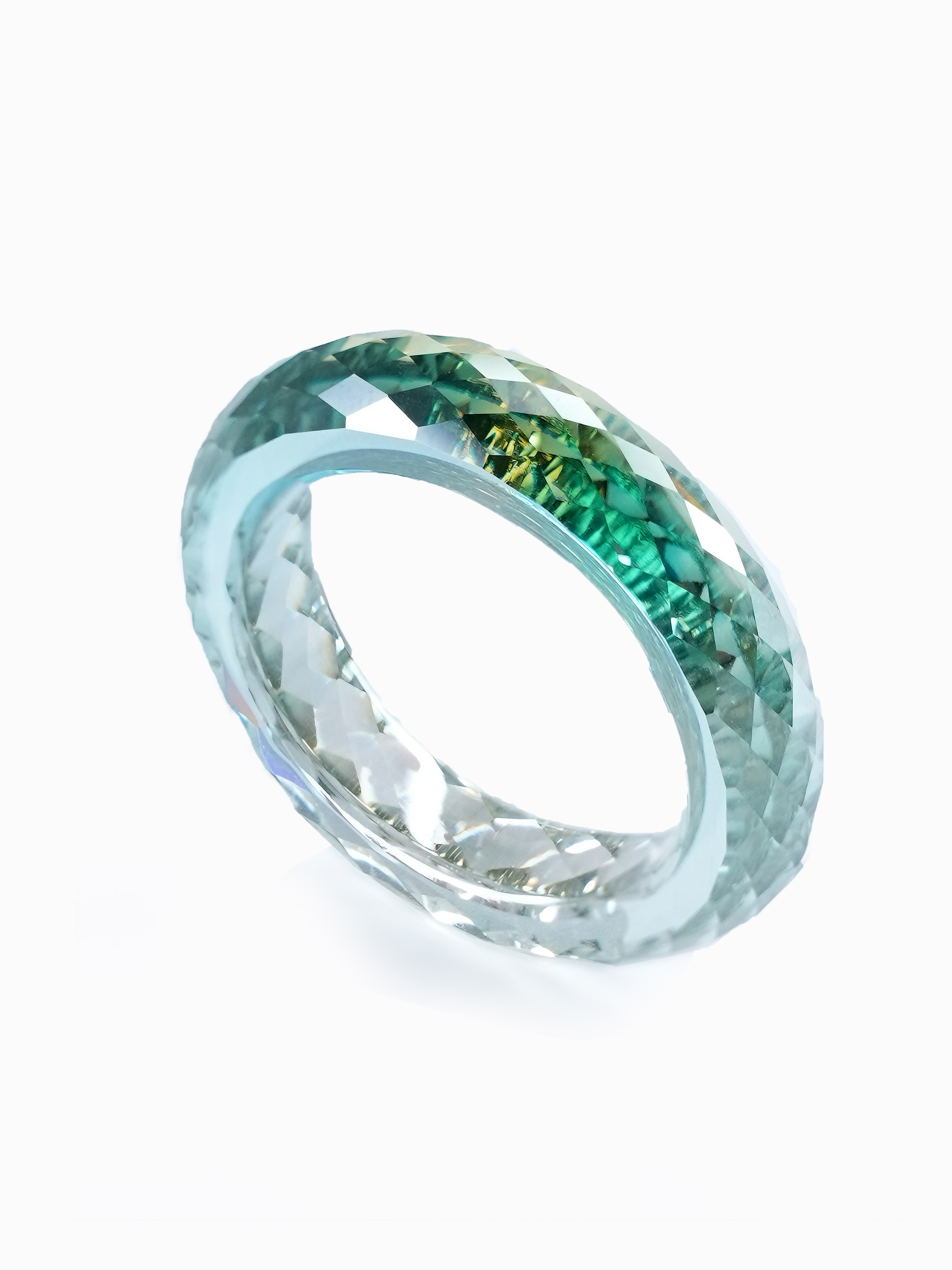 Immortal Moissanite -  Lake Blue-Green