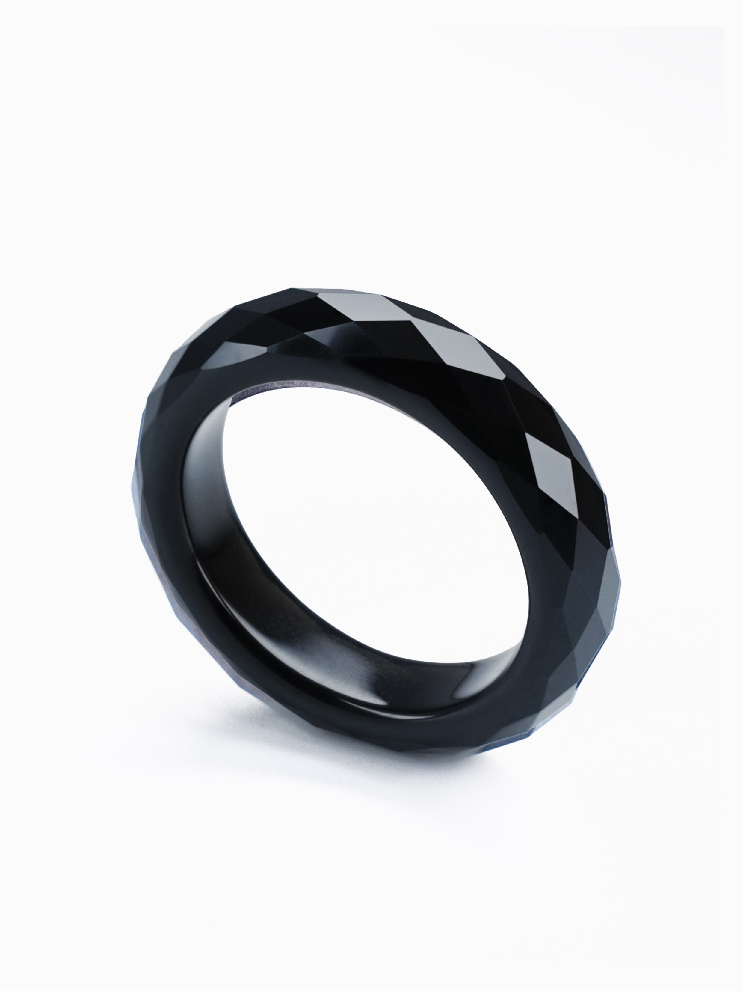 Immortal Obsidian - Solid faceted