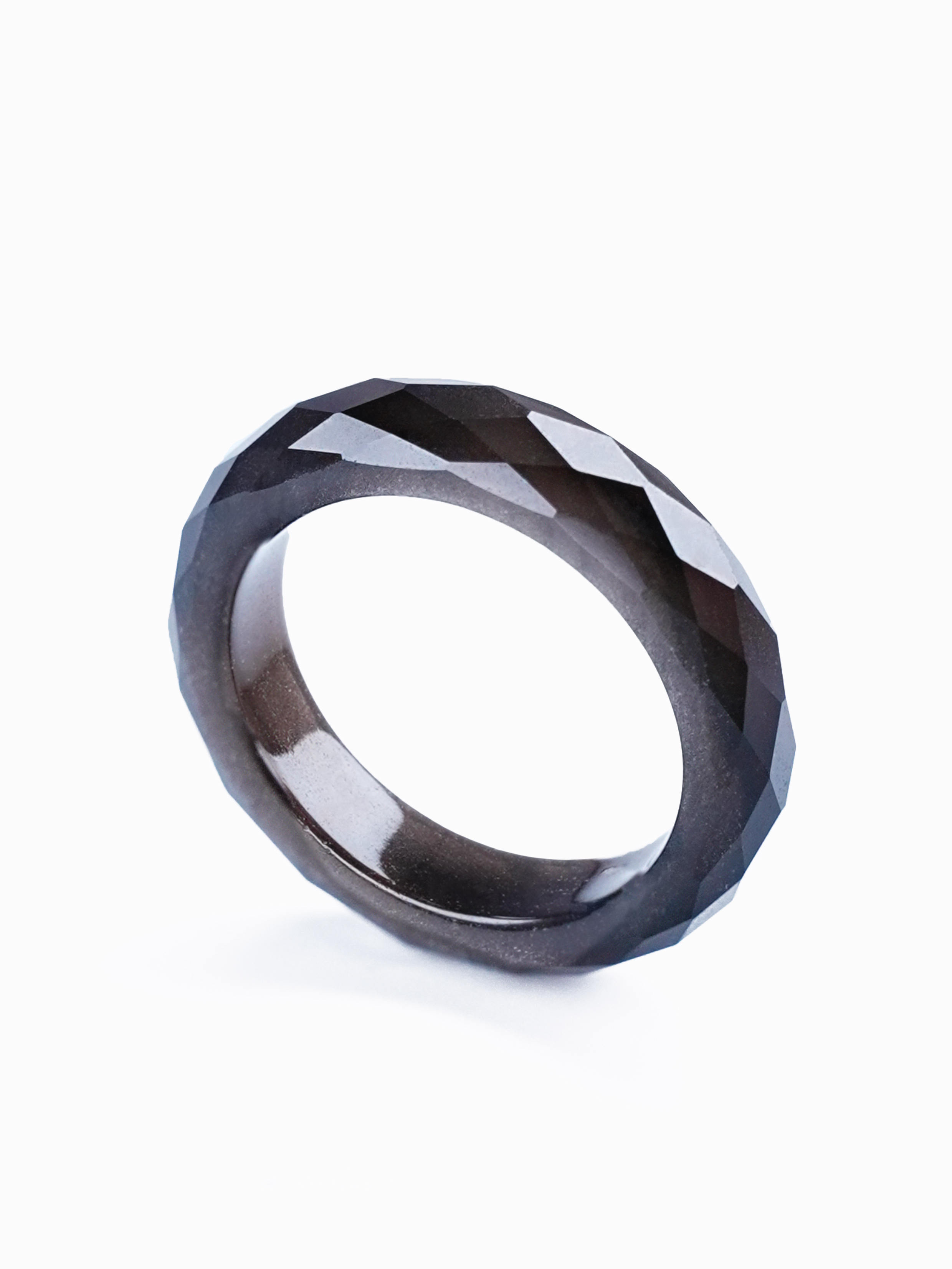 Immortal Golden Obsidian - Solid faceted