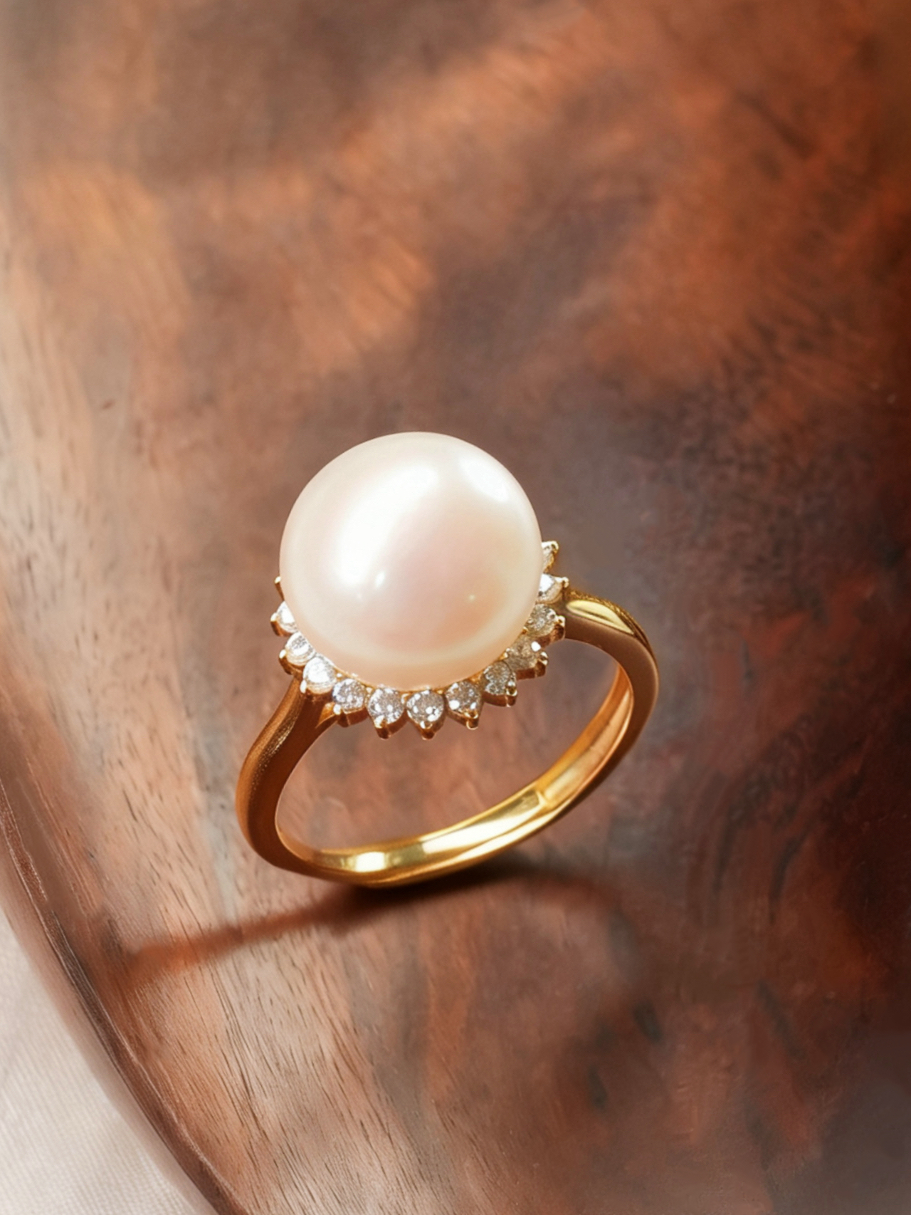 Freshwater Pearl Ring - Gold Plated