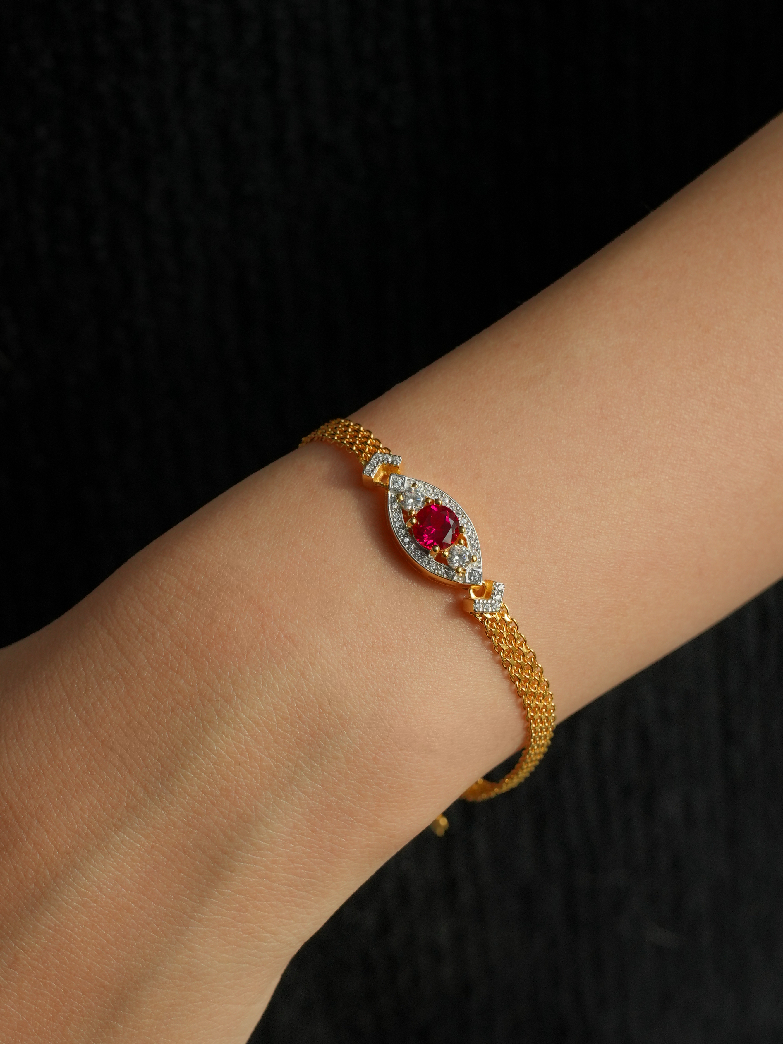 Ruby Bracelet - Blazing Heart's Eye