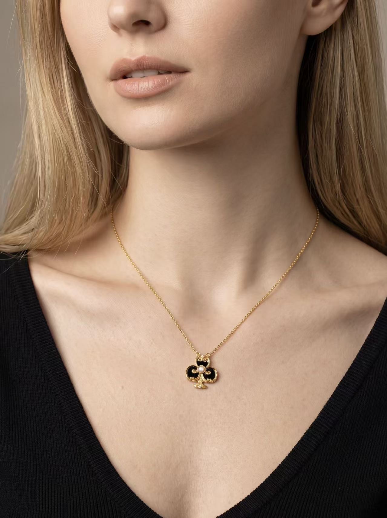 Black Agate Necklace - Nocturne