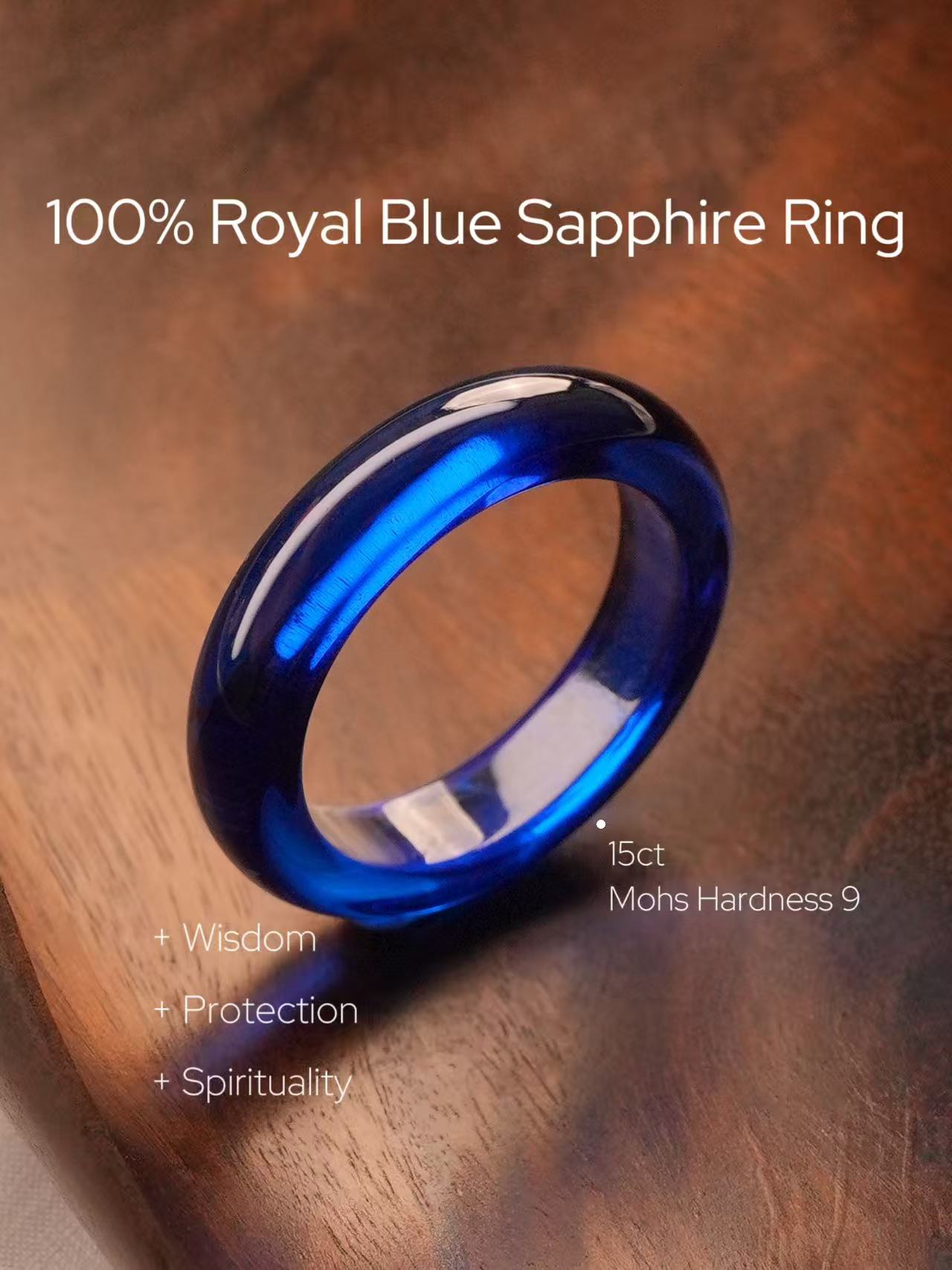 360-Degree Cabochon Sapphire Ring