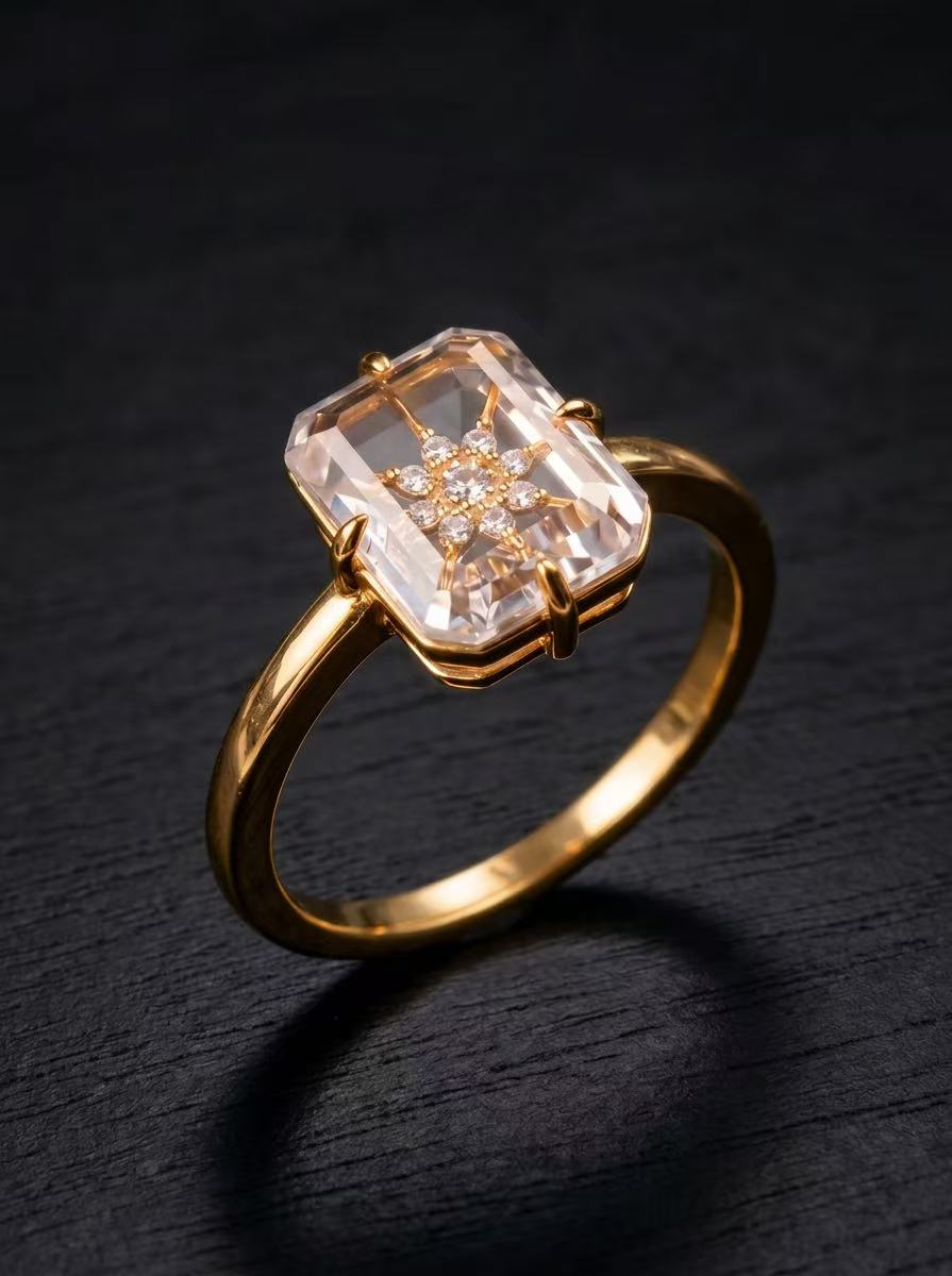 Clear Quartz Ring