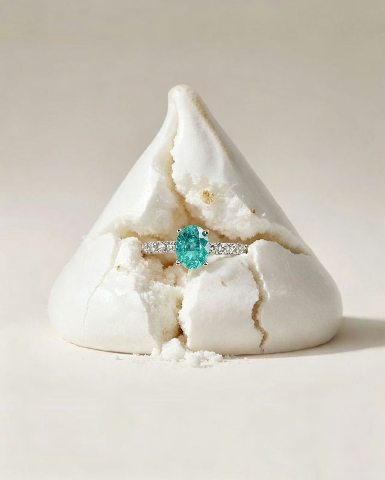 Oval Brilliant Cut Paraíba Ring - Ethereal