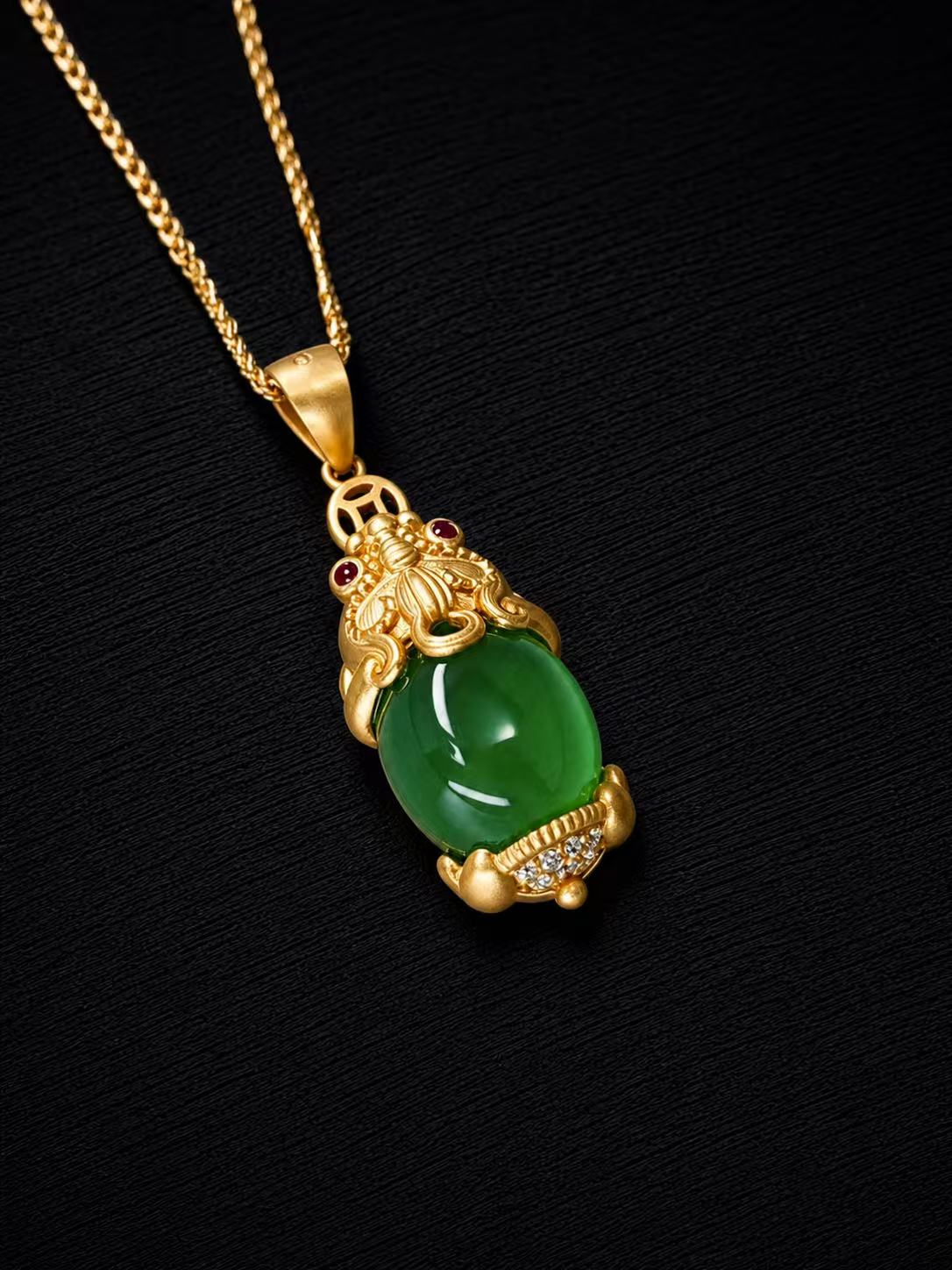 Agate Necklace-Fortune, Prosperity, and Longevity Collection