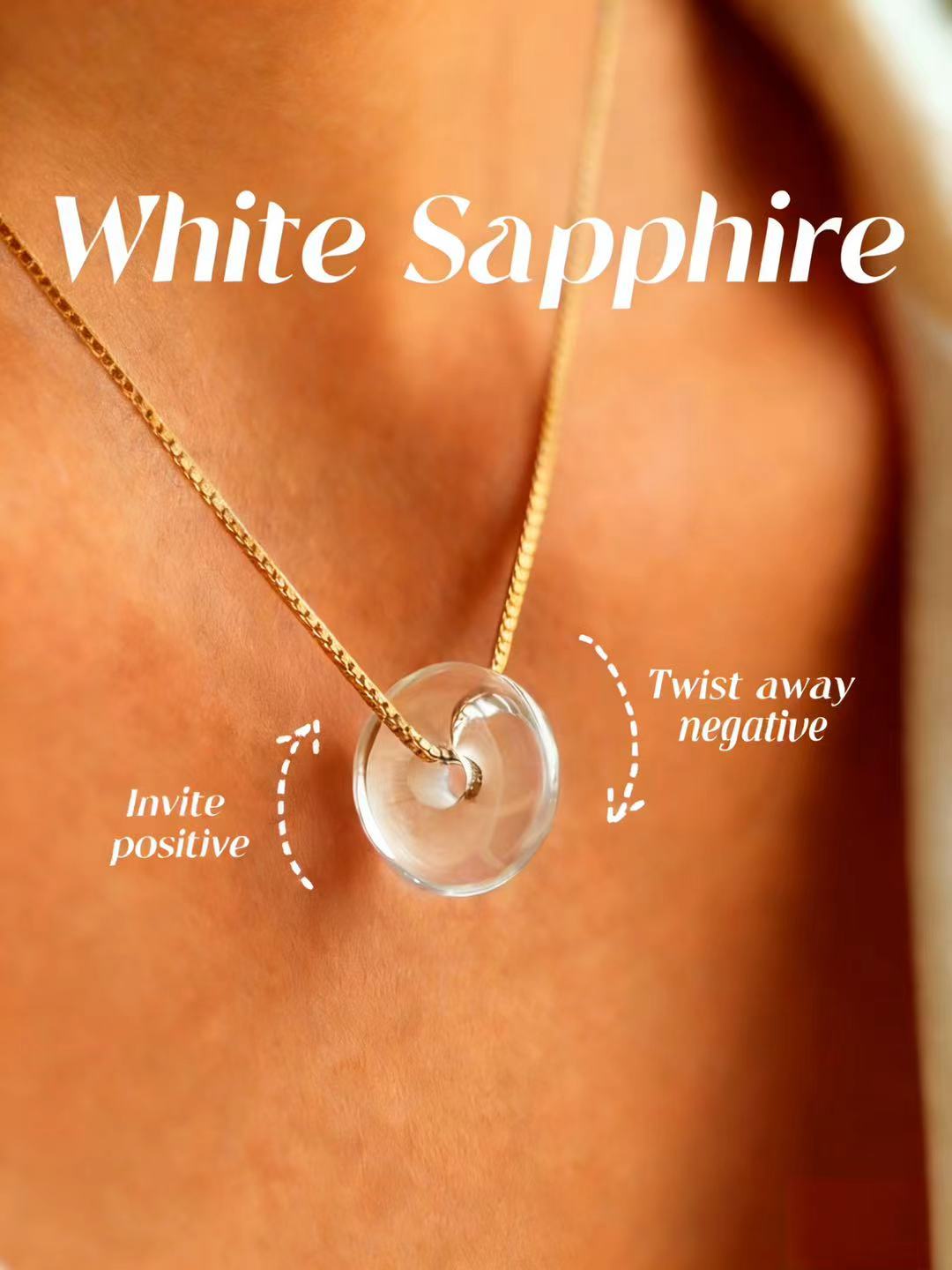 Circle of Wholeness - White Sapphire