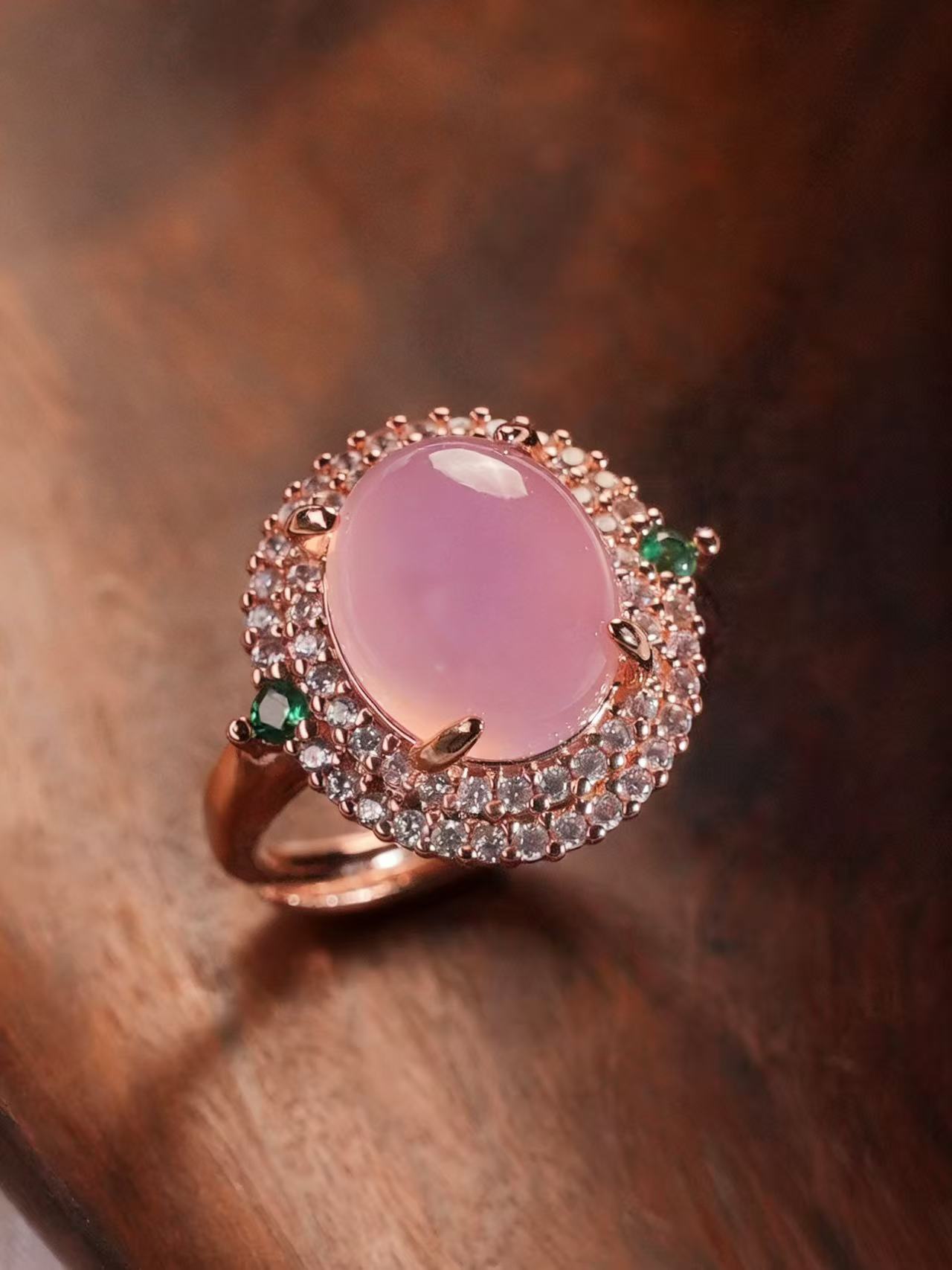 Chalcedony Ring - Mystic Lavender