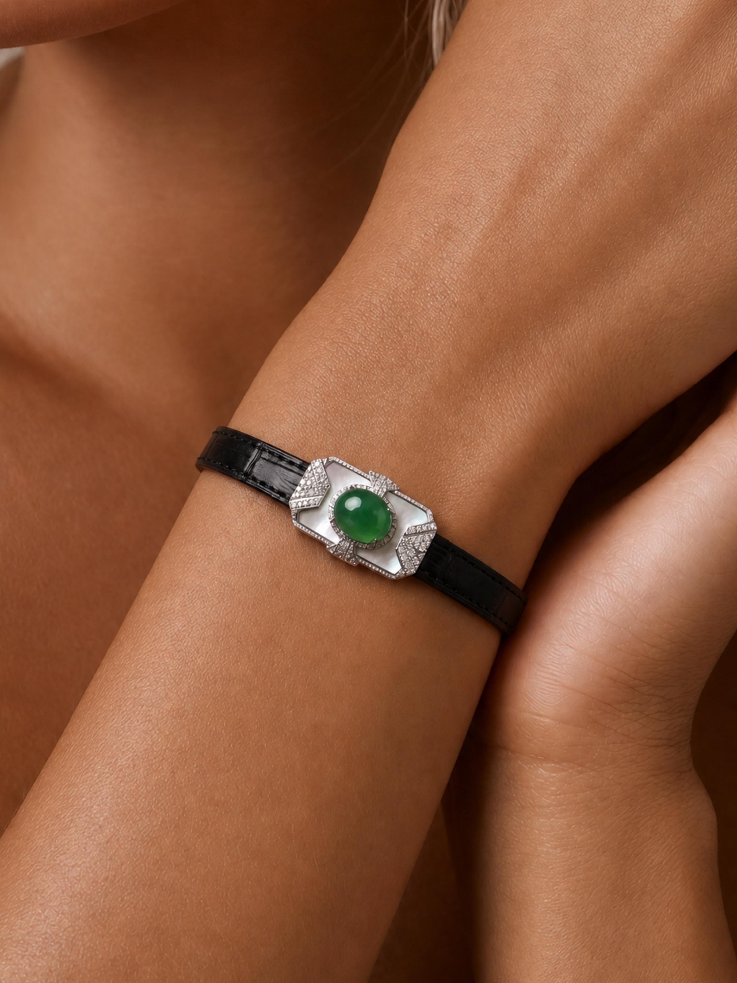 Chalcedony Bracelets - OnyxEmerald Timeless